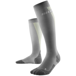 CEP Ultralight lange Laufsocken Damen 855 - grey/lime II...