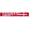 hummel DBU D&auml;nemark 24 Fan-Schal 3946 - true red/white