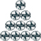 10er Ballpaket uhlsport Attack Addglue for the planet Spielball