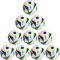 10er Ballpaket adidas Fu&szlig;ballliebe Offizieller EURO24 Pro Spielball 001A - white/black/globlu 5