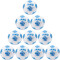 10er Ballpaket JAKO Animal Leicht-Fußball 703 - weiß/jako blau, 290g 4
