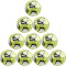 10er Ballpaket PUMA Cage Fußball 03 - electric lime/puma silver/puma black 4