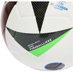 10er Ballpaket adidas Fußballliebe EURO24 Trainingsball 001A - white/black/globlu 3