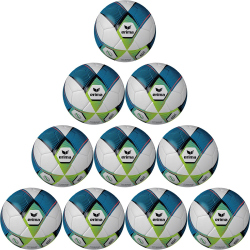 10er Ballpaket erima Hybrid 2.0 Trainingsball mykonos...
