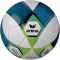 10er Ballpaket erima Hybrid 2.0 Fu&szlig;ball Trainingsball mykonos blue/lime 5