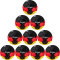 10er Ballpaket Kempa Leo Handball Deutschland schwarz 0