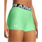 UNDER ARMOUR HeatGear Authentics Shorty Damen 350 - matrix green L