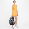 NIKE Brasilia Rucksack M (24 Liter) 077 - lt smoke grey/black/total orange