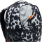 NIKE Brasilia Rucksack M (24 Liter) 077 - lt smoke grey/black/total orange