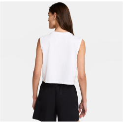NIKE Sportswear Club Cropped &auml;rmelloses Shirt Damen