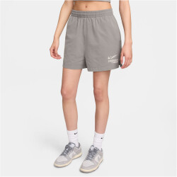 NIKE Sportswear Woven Shorts Damen 029 - flat pewter/lt...
