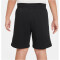 NIKE Sportswear Air Fleece Shorts Jungen 010 - black/white XS (122-128 cm)