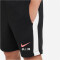 NIKE Sportswear Air Fleece Shorts Jungen 010 - black/white XS (122-128 cm)