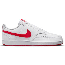 NIKE Court Vision Low Next Nature Sneaker Herren 101 - white/university red 38.5