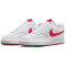 NIKE Court Vision Low Next Nature Sneaker Herren 101 - white/university red 38.5