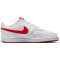 NIKE Court Vision Low Next Nature Sneaker Herren 101 - white/university red 38.5