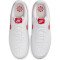 NIKE Court Vision Low Next Nature Sneaker Herren 101 - white/university red 38.5