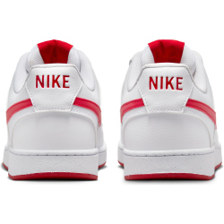 NIKE Court Vision Low Next Nature Sneaker Herren 101 - white/university red 45