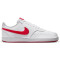 NIKE Court Vision Low Next Nature Sneaker Herren 101 - white/university red 49.5