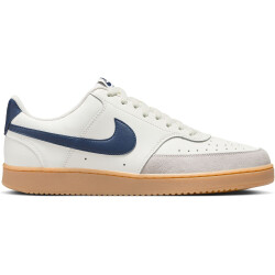 NIKE Court Vision Low Sneaker Herren 133 - sail/midnight navy-gum light brown 38.5