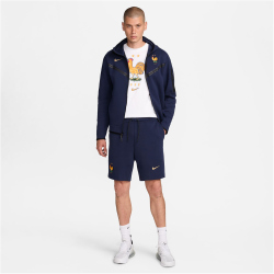 NIKE Frankreich Sportswear Tech Fleece Shorts Herren 498 - blackened blue/club gold M