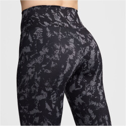 NIKE One High-Waist Printed 7/8-Leggings Damen 010 - black/black S