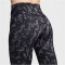 NIKE One High-Waist Printed 7/8-Leggings Damen 010 - black/black S