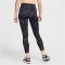 NIKE One High-Waist Printed 7/8-Leggings Damen 010 - black/black S