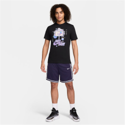NIKE Basketball T-Shirt Herren 010 - black M