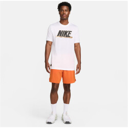 NIKE Dri-FIT Fitness T-Shirt Herren 100 - white M