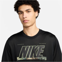 NIKE Dri-FIT Fitness T-Shirt Herren 010 - black S