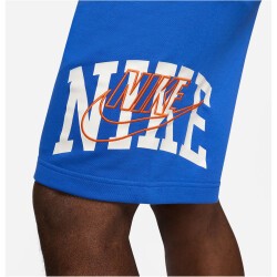 NIKE Club French Terry Sweatshorts Herren 480 - game royal/safety orange XS