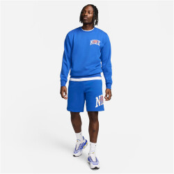 NIKE Club French Terry Sweatshorts Herren 480 - game royal/safety orange XS