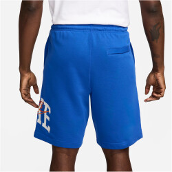 NIKE Club French Terry Sweatshorts Herren 480 - game royal/safety orange XS