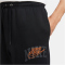 NIKE Club Fleece Jogginghose mit Bündchen Herren 010 - black/safety orange S
