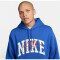 NIKE Club Fleece Hoodie Herren 480 - game royal/safety orange XS