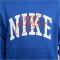 NIKE Club Fleece Hoodie Herren 480 - game royal/safety orange XS