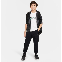 NIKE Air Sportswear T-Shirt Jungen 101 - white/black M (137-147 cm)