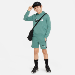 NIKE Air Sportswear Fleece Basketball Hoodie Jungen 361 - bicoastal/black L (147-158 cm)