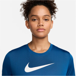 NIKE Dri-FIT Graphic T-Shirt Damen 476 - court blue XS