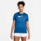 NIKE Dri-FIT Graphic T-Shirt Damen 476 - court blue XS