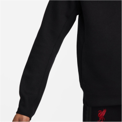 NIKE FC Liverpool Sportswear Tech Fleece N98 Fan-Jacke Herren 010 - black/black/gym red S