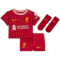 NIKE FC Liverpool Dri-FIT Stadium Heim-Minikit Baby 688 - gym red/white/chrome yellow 74/80