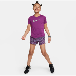 NIKE One kurzarm Sportshirt M&auml;dchen 503 - viotech XL (156-166 cm)