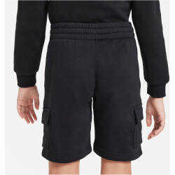 NIKE Sportswear Club Fleece Cargoshorts Kinder 010 - black/black/white S (128-137 cm)