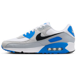 NIKE Air Max 90 Sneaker Herren 102 - white/black-photo blue-pure platinum 38.5
