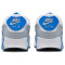 NIKE Air Max 90 Sneaker Herren 102 - white/black-photo blue-pure platinum 38.5