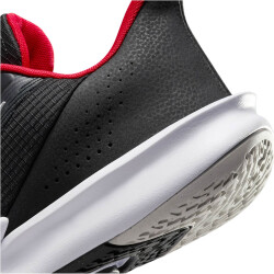 NIKE Precision VII Basketballschuhe Herren 002 - black/white-university red 42