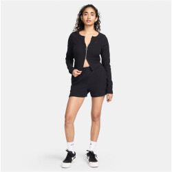 NIKE Sportswear Chill gerippte Strickjacke mit Reißverschluss Damen 010 - black/black XS