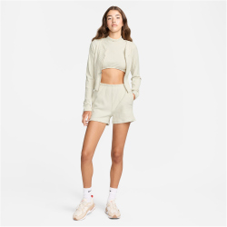 NIKE Sportswear Chill Knit High-Waist Slimfit 3" Shorts Damen 104 - lt orewood brn/lt orewood brn M